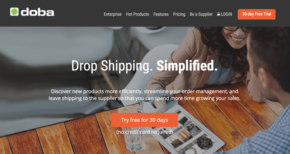 Doba - best dropshipping companies 