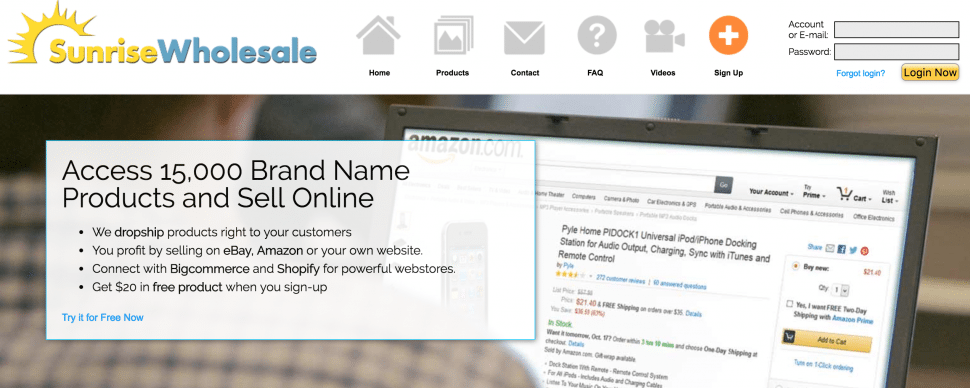 Sunrise Wholesale - drop shipping wholesalers 