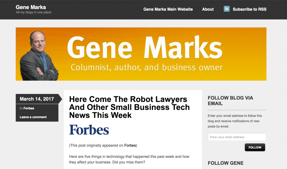 Genemarks - Small Business Journalists
