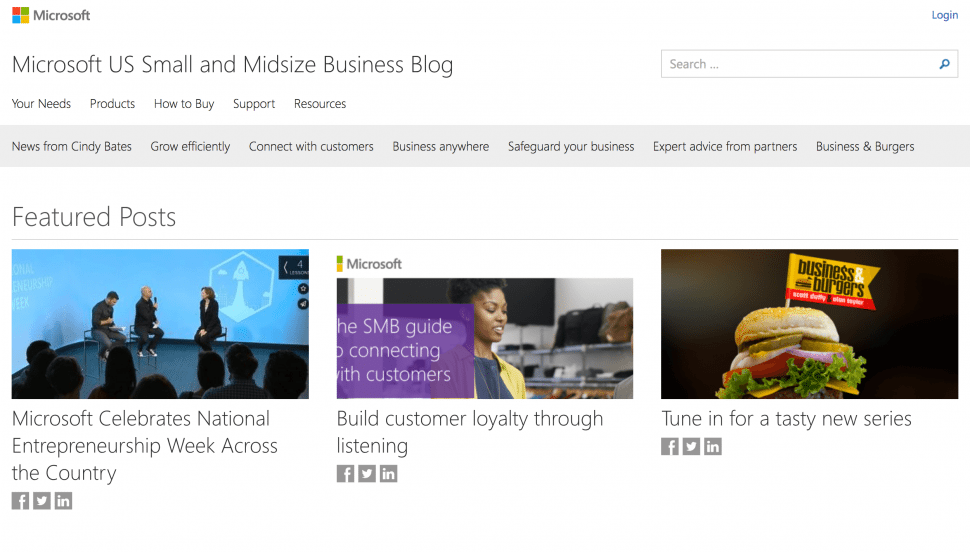 Microsoft Small Business Blog