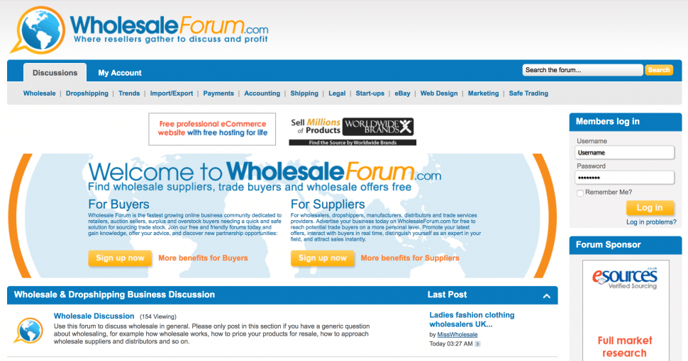 wholesalesforum.com - #2 Best wholesale forums