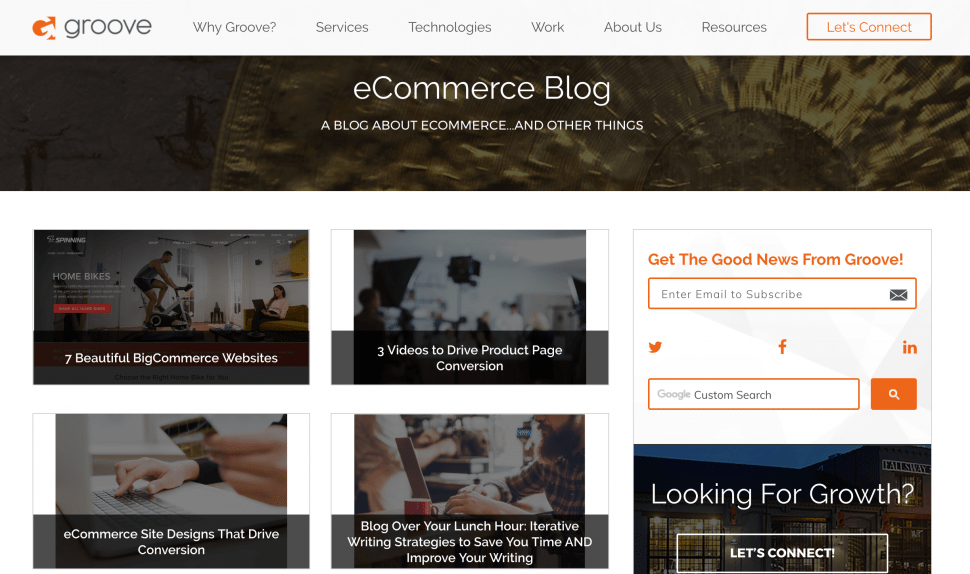 gotgroove eCommerce blog