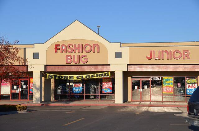 Fashion Bug - Biggest Retailers that went Bankrupt 
