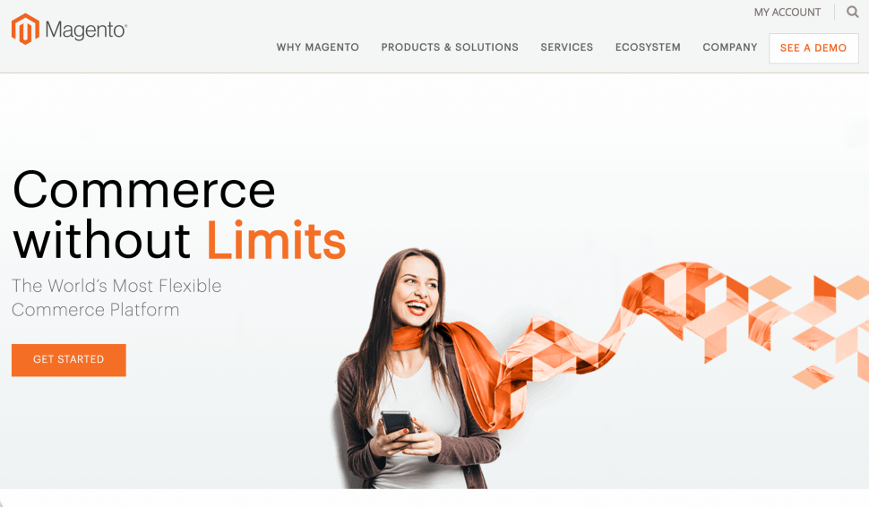 magento - eCommerce website store builder