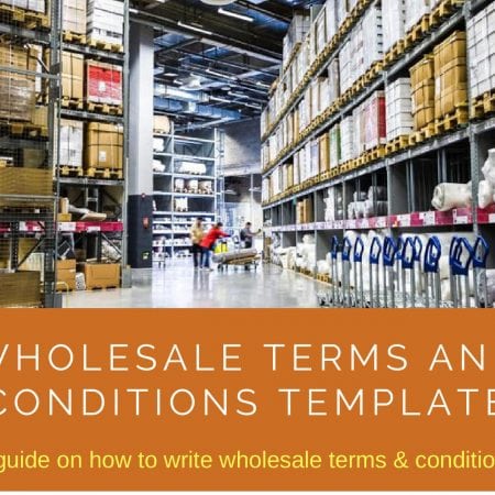 Wholesale Terms and Conditions Template
