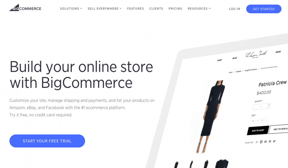 Big Commerce - Best eCommerce Solution for small business