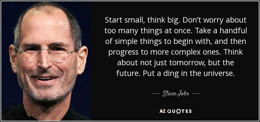 Start small Think Big - Wholesalers 