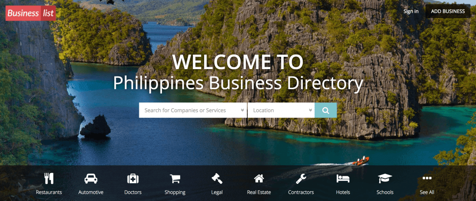 Business List - B2b sites in Philippines 