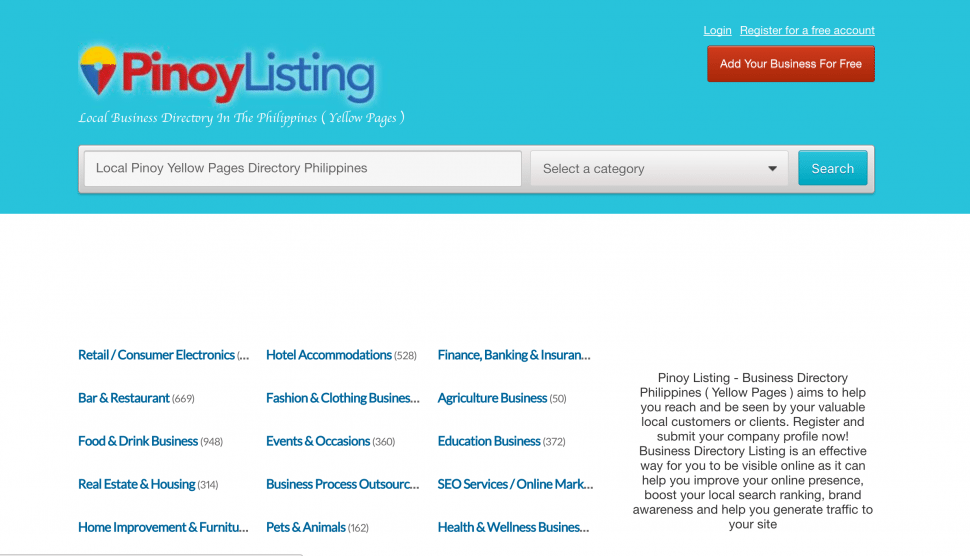 B2B Sites in Philippines - Pinoy Listings