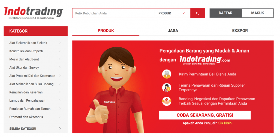 indotrading - Indonesian B2B marketplaces