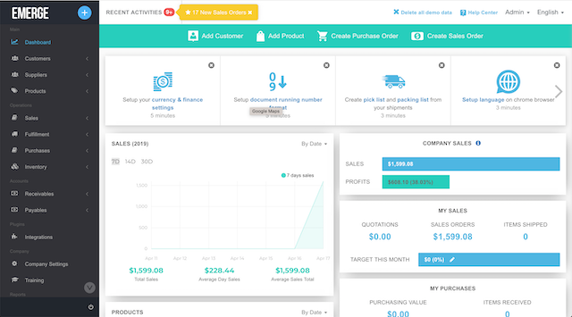 fashion inventory management - emerge app